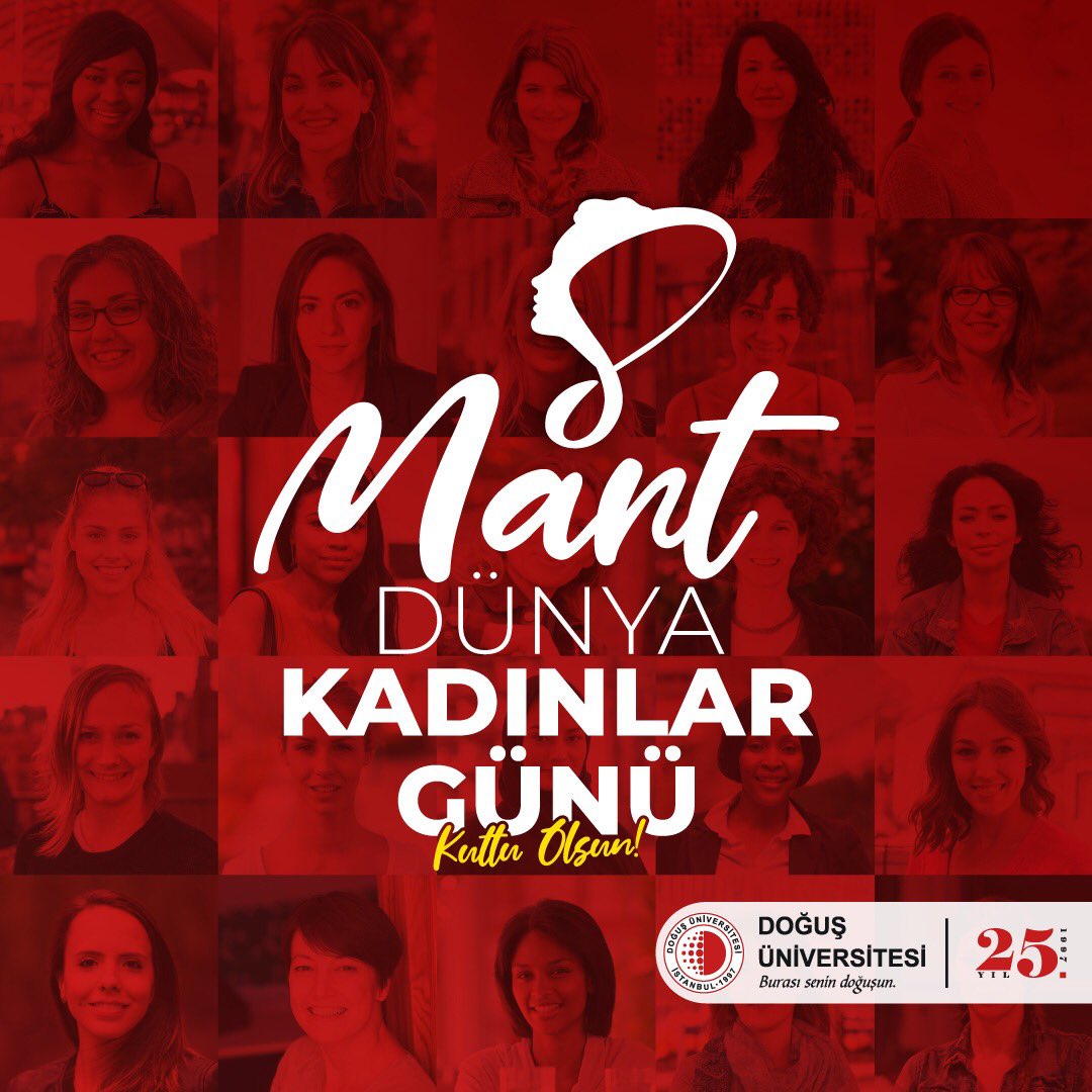Emeğin, sevginin ve daha fazlasının kaynağı kadınlarımızın gücünden doğan başarılarla daha güçlüyüz!💪🏼❤

8 Mart Dünya Kadınlar Günü kutlu olsun!🙏🏼⚘

#8MartDünyaKadınlarGünü #BirlikteDahaGüçlüyüz #DoğuşÜniversitesi #BurasıSeninDoğuşun