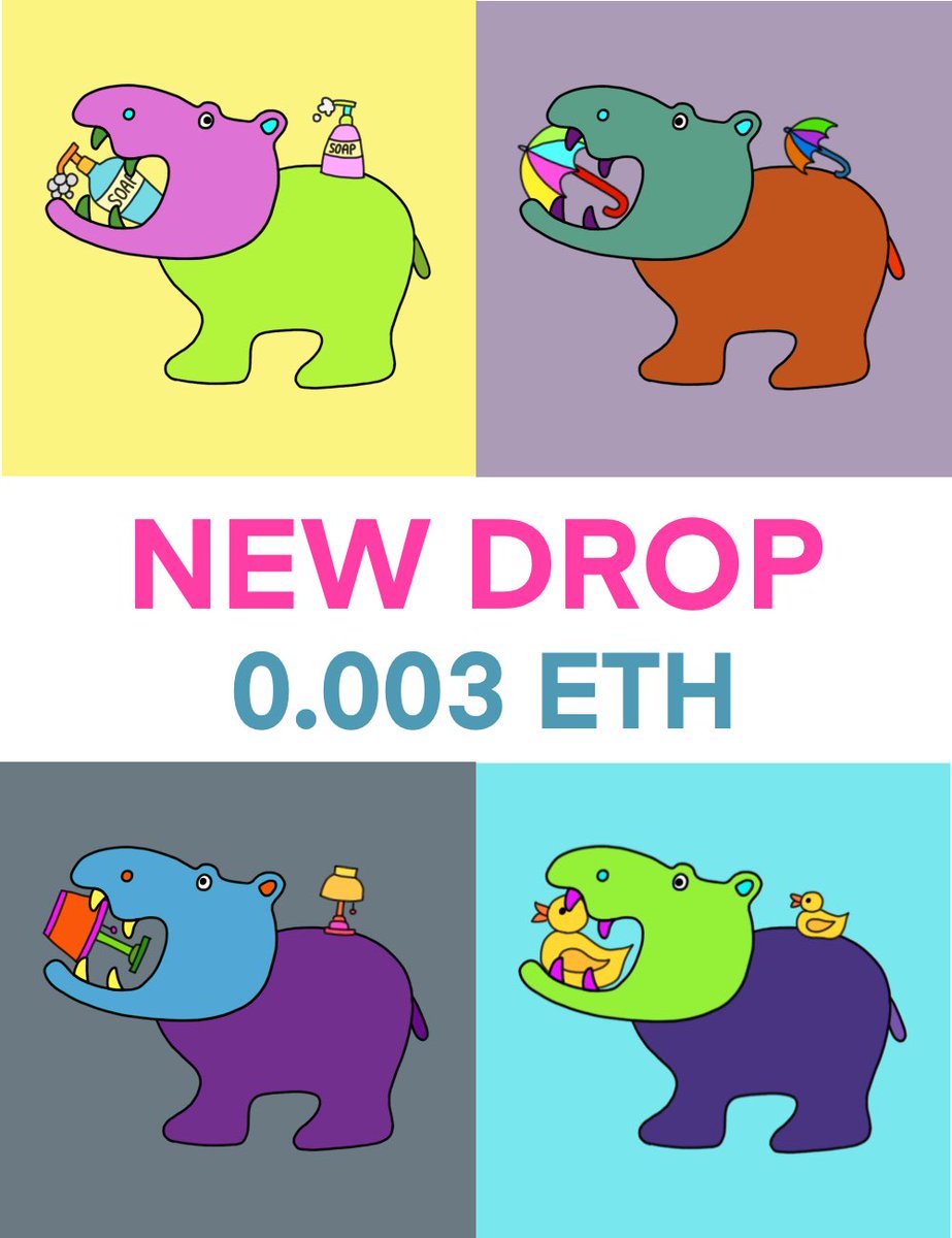cryptoHippo999's tweet photo. cryptoHippo eating a cat ๐ .
๐ Phase 1 :
โก๏ธ #001-#050
โก๏ธ 0.003 ETH
โก๏ธ 15 Hippos coming soon.
โก๏ธ Polygon
https://t.co/uaxSd4yfX6
#nft #nftcollector #nftart #newdrop #surprisedcat #openseanfts https://t.co/EydL7mzUP4