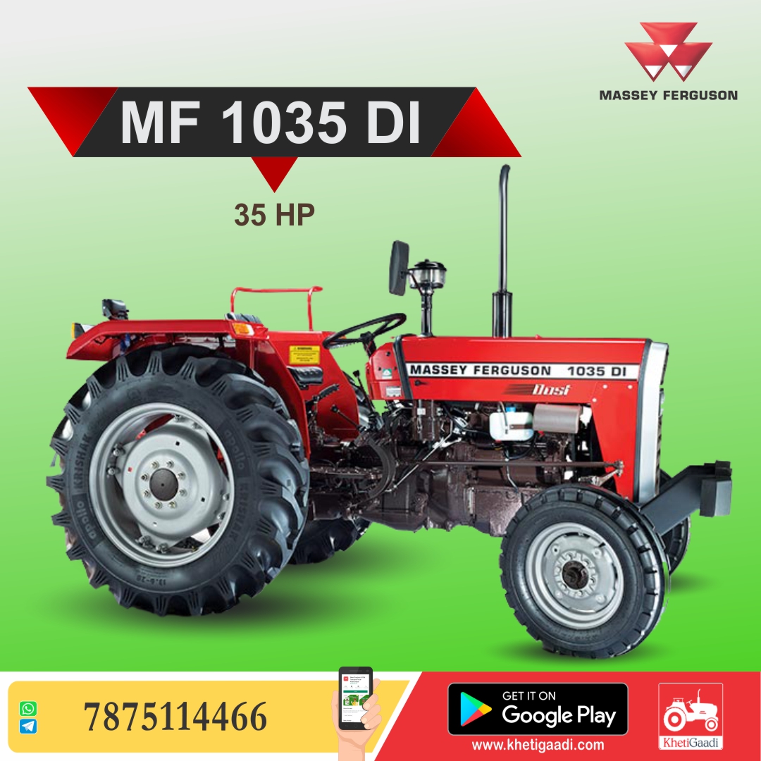 Khetigaadi Massey Ferguson 1035 Di Dost 35 Hp Engine 8 Forward 2 Reverse Gears 1100 Kg Of Lifting Capacity Click Here To Know More T Co Akhvlaxmg8 Masseyferguson Populartractors Khetigaadi