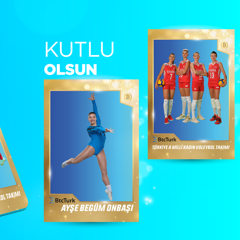 btcturk's tweet photo. 💪#8Mart #KadınlarGünü'nde dirençleri birlikte aşıyoruz!

🔷Tanışmak istediğin kişinin yer aldığı #HediyeBitcoin kartını seç,

🔷Dilediğin kişiye gönder,

🔷#BtcTurk ile birlikte yürüyen güçlü sporcularla tanışma sansı yakala!

#Bitcoin #DirençleriAşıyoruz
