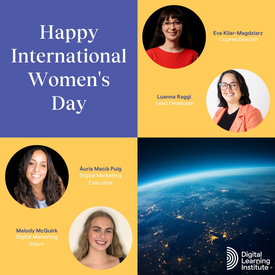 DLInstitute_'s tweet photo. Happy International Women's Day from the team at Digital Learning Institute! 🙌

#IWD2022 #BreaktheBias #InternationalWomensDay #SeeHer #WomensDay https://t.co/KkoxTF3o6b