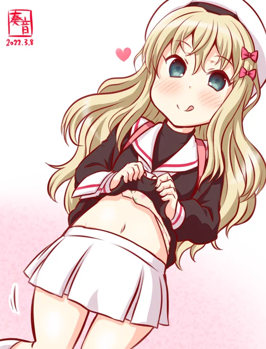「イタリア水雷魂、がつんと見せ……あれ?」

#艦これ版深夜の真剣お絵描き60分一本勝負
#艦これ版真剣お絵描き60分一本勝負_20220308
#グレカーレ 
