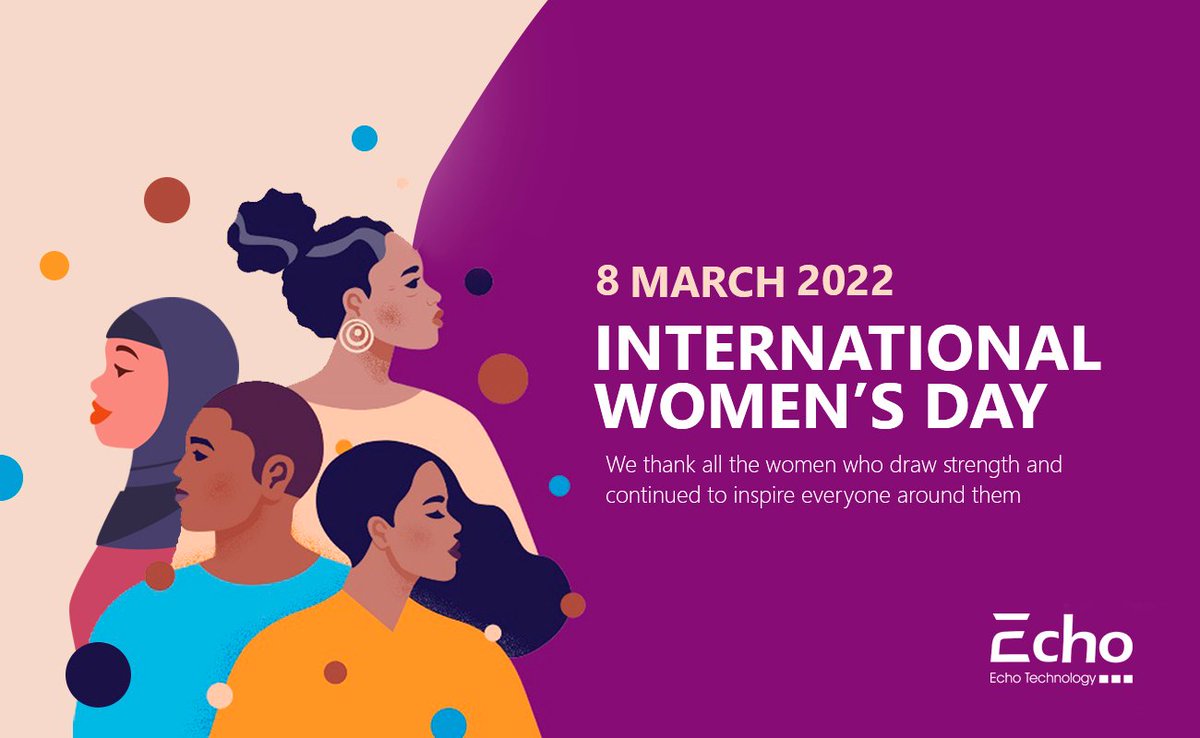 EchoTechnology1's tweet photo. We thank all the women who draw strength and continued to inspire everyone around them.
#ايكو_تكنولوجي
#اليوم_العالمي_للمرأة

#Echo_Technology
#WomensDay https://t.co/yznrWYxa4c