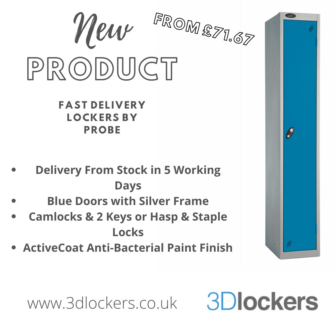 3DLockers's tweet photo. Check out our newest range of express delivery lockers! Available in just 5 days for delivery across the UK 💙
https://t.co/MxHYTwo9vB
#lockers #bestseller #storageideas https://t.co/70tncgOXDx