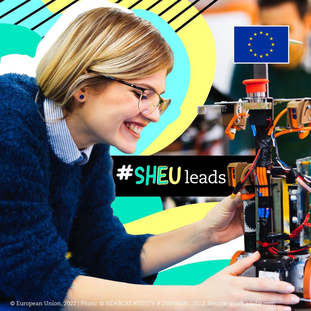 GabrielMariya's tweet photo. 📣 Female talents, 💙 of 🇪🇺 #resilient &amp; #sustainable future. 

Today, I announce #SHEU LEADS, a 🆕 campaign dedicated to #girls &amp; young #women who make a #difference #EYY2022

🎥 🔜 discover how 🇪🇺 has helped them to lead &amp; get inspired! 

More 👉https://t.co/0nWornj8fF
#IWD2022 https://t.co/VELR2r7ynz