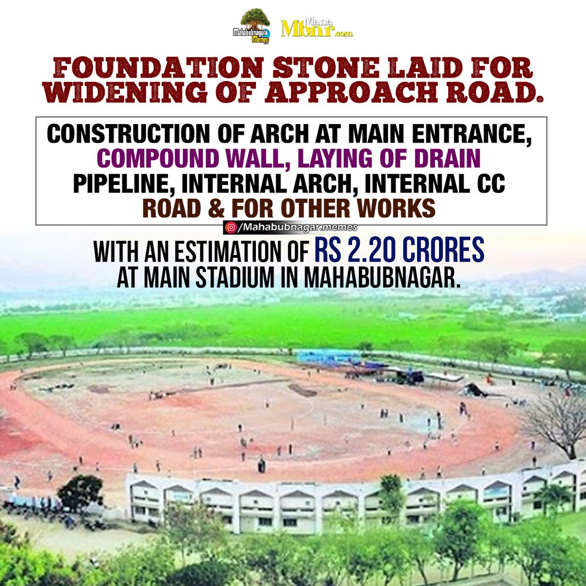 MBNRMemes's tweet photo. Mahabubnagar Development Updates 👍
Share Your Opinions in the comment section

#MahabubnagarMemes #MbnrMemes #ManaMBNR #MMMar2k22 https://t.co/z1U9Zh31ek
