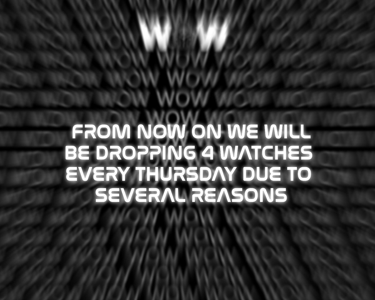 WorldOfWatchNFT's tweet photo. ❗NEWS❗
#IMPORTANT https://t.co/smUXD1Wfvw