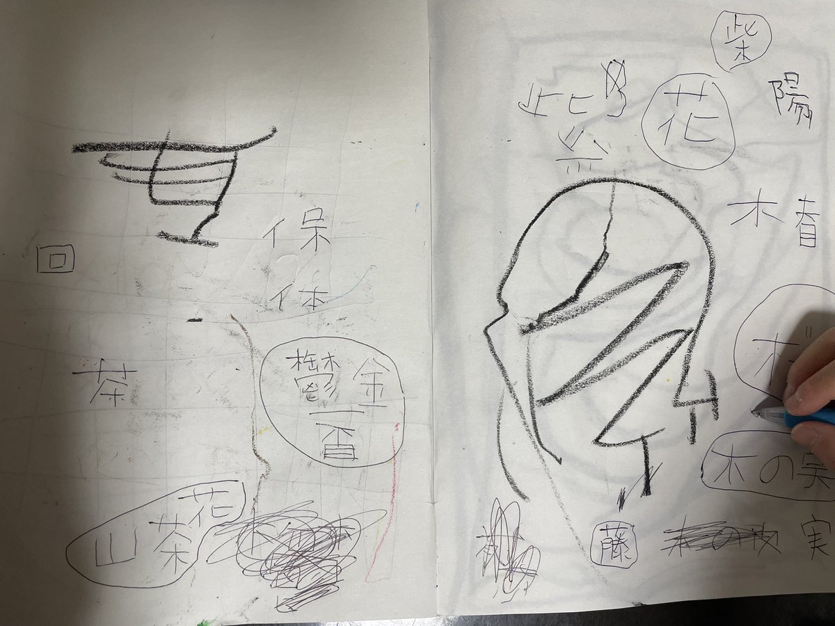 急に難読漢字の勉強を始めた息子😳 