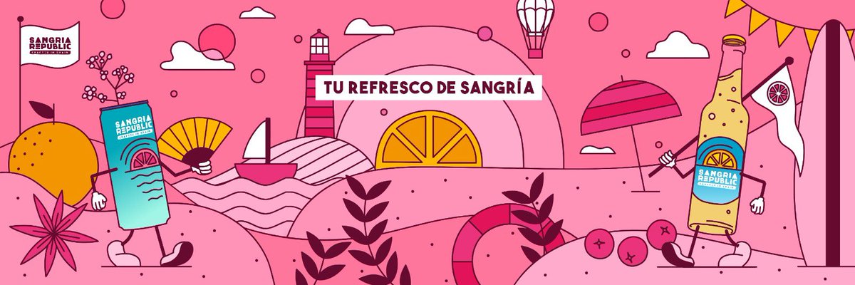 Somos #SangríaRepublic, #turefrescodesangría. Una #bebidavegana 🌱, ecológica y sin gluten. Nuestra misión es ser tu fiel compañera en los mejores momentos de tu vida. ✨ Si te gusta disfrutar al máximo de cada instante, eres de los nuestros ¡vive cada momento con Sangría!