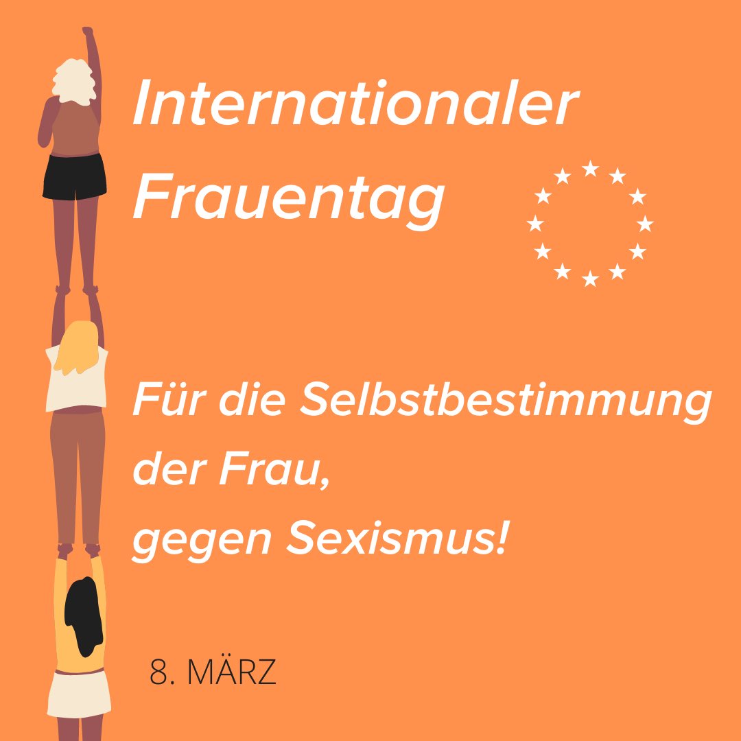 Heute ist Internationaler Frauentag – er erinnert an den Kampf für Gleichberechtigung und gegen Diskriminierung von Frauen weltweit und zeigt auf, dass der Kampf gegen das Patriarchat noch nicht beendet ist.
Am 15.03./19.30 veranstalten wir hierzu eine Podiumsdiskussion!