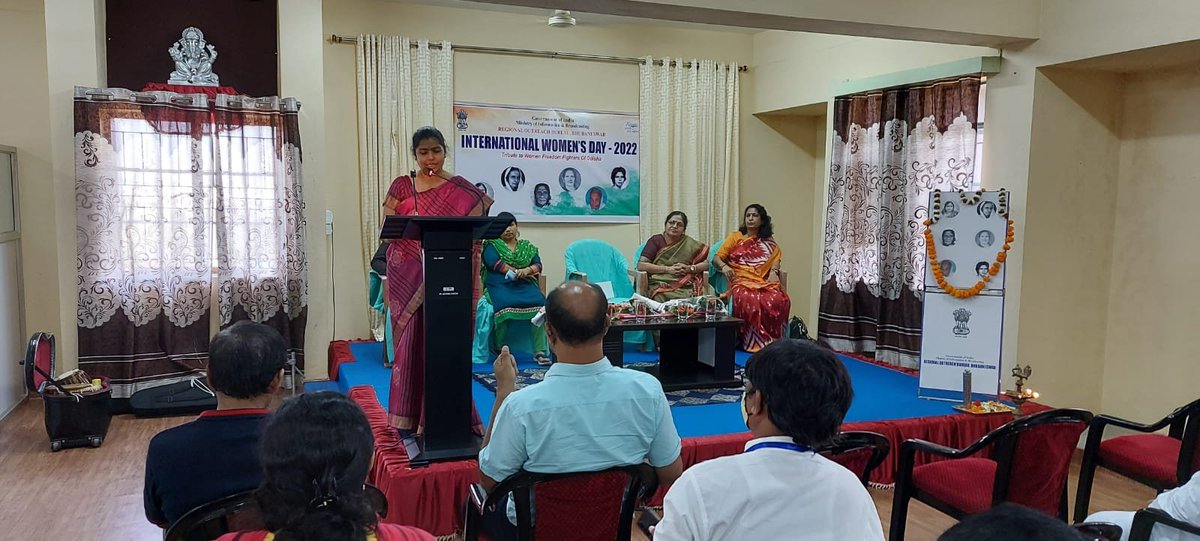 CBC_Bhubaneswar's tweet photo. Special interactive session highlighting the multifaceted role of women held today.Tributes paid to the women freedom fighters of Odisha also. 

#InternationalWomensDay 
#AmritMahotsav https://t.co/bdp1NoKy94