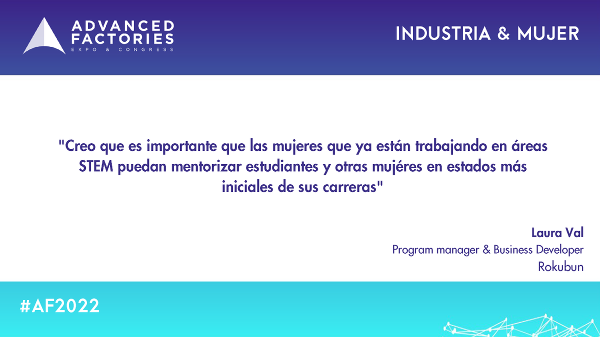 Para <a href="/Laura_Val_Ibort/">Laura Val Ibort</a>, hay una tarea muy clara para atraer mujres al sector industrial