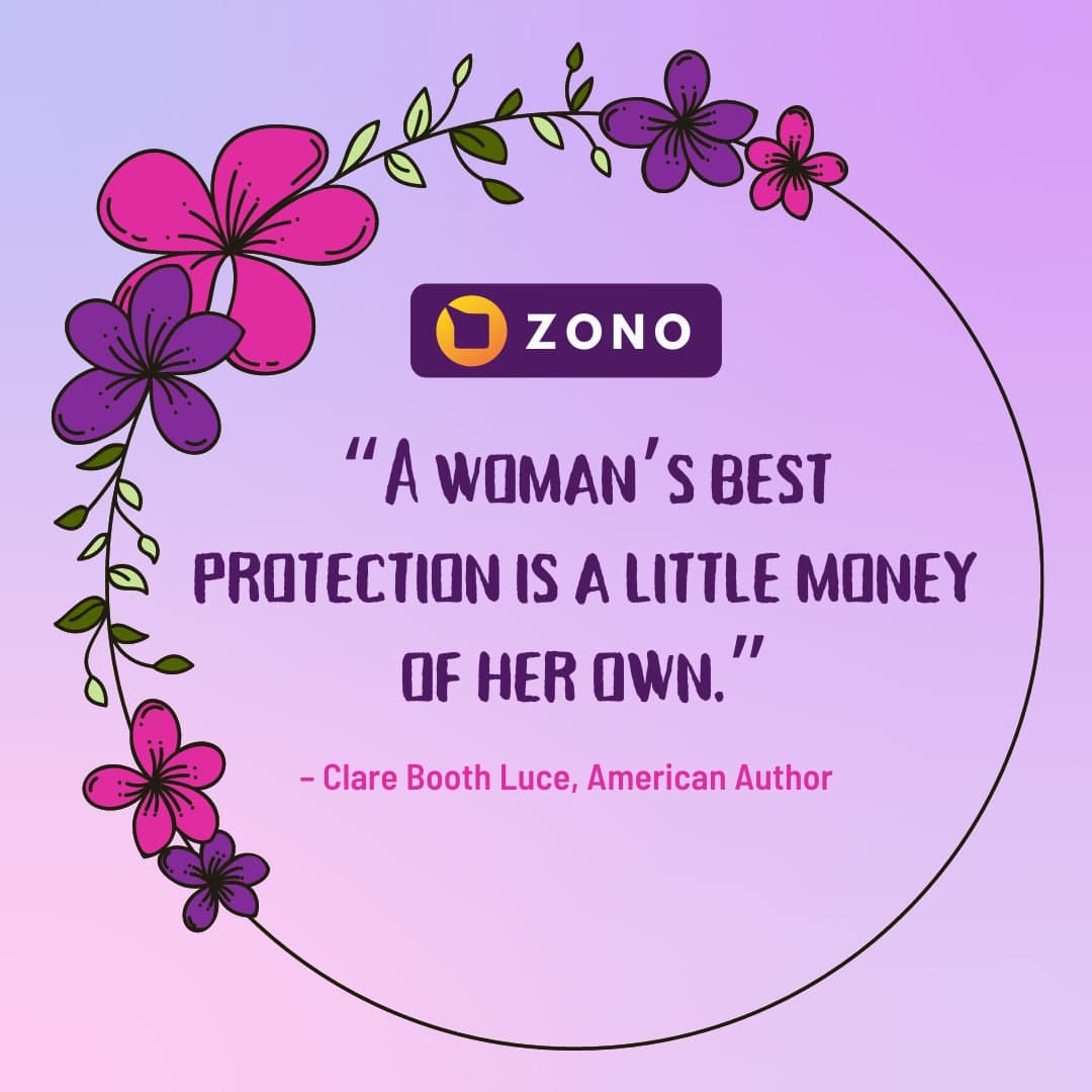 "A woman’s best protection is a little money of her own." 

So if you don't already have that little money set aside for yourself, start now. Spend some time learning about investing, start saving, and most importantly, start investing.

#happywomenday2022 #syanthiyana