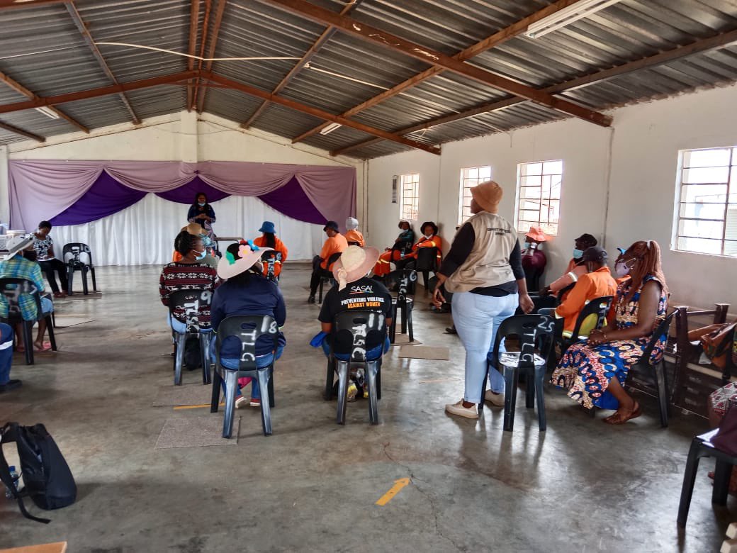 _CSVR's tweet photo. On this #IWD2022 the CSVR team is hosting a community dialogue on Sexual and Gender Based Violence in Ekangala. The dialogue is part of our ongoing research on addressing the shadow pandemic of #GBV. https://t.co/uVDnkIcea2