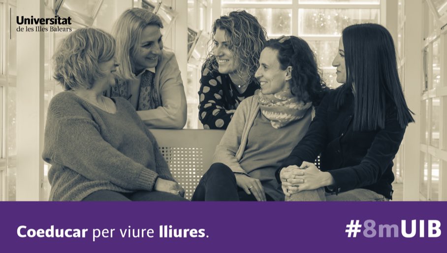 EducacioUIB's tweet photo. La Facultat d’Educació de la @UIBuniversitat commemora el Dia Internacional de les Dones. Coeducar per viure lliures #8mUIB https://t.co/nd8d3sHXpQ