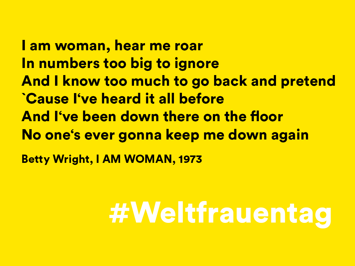 Danke an alle Frauen, die uns so weit gebracht haben und an alle, die weiter für Empowerment einstehen! 👏✊
#Weltfrauentag
#InternationalerFrauentag