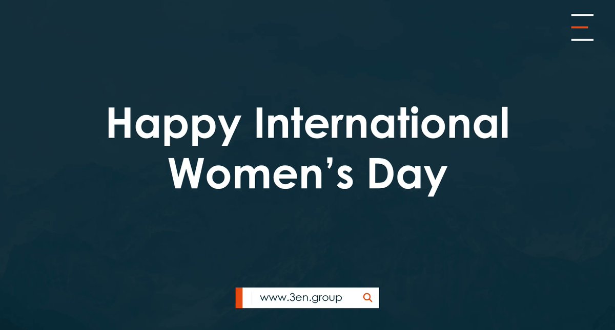 3EN_ltd's tweet photo. Happy International Women's Day!

Today we celebrate all the women who work both at and with 3EN. The company would not be where it is today without you. 🙏

Thank you 😃

#internationalwomensday #thankyou https://t.co/LmMID5erjD