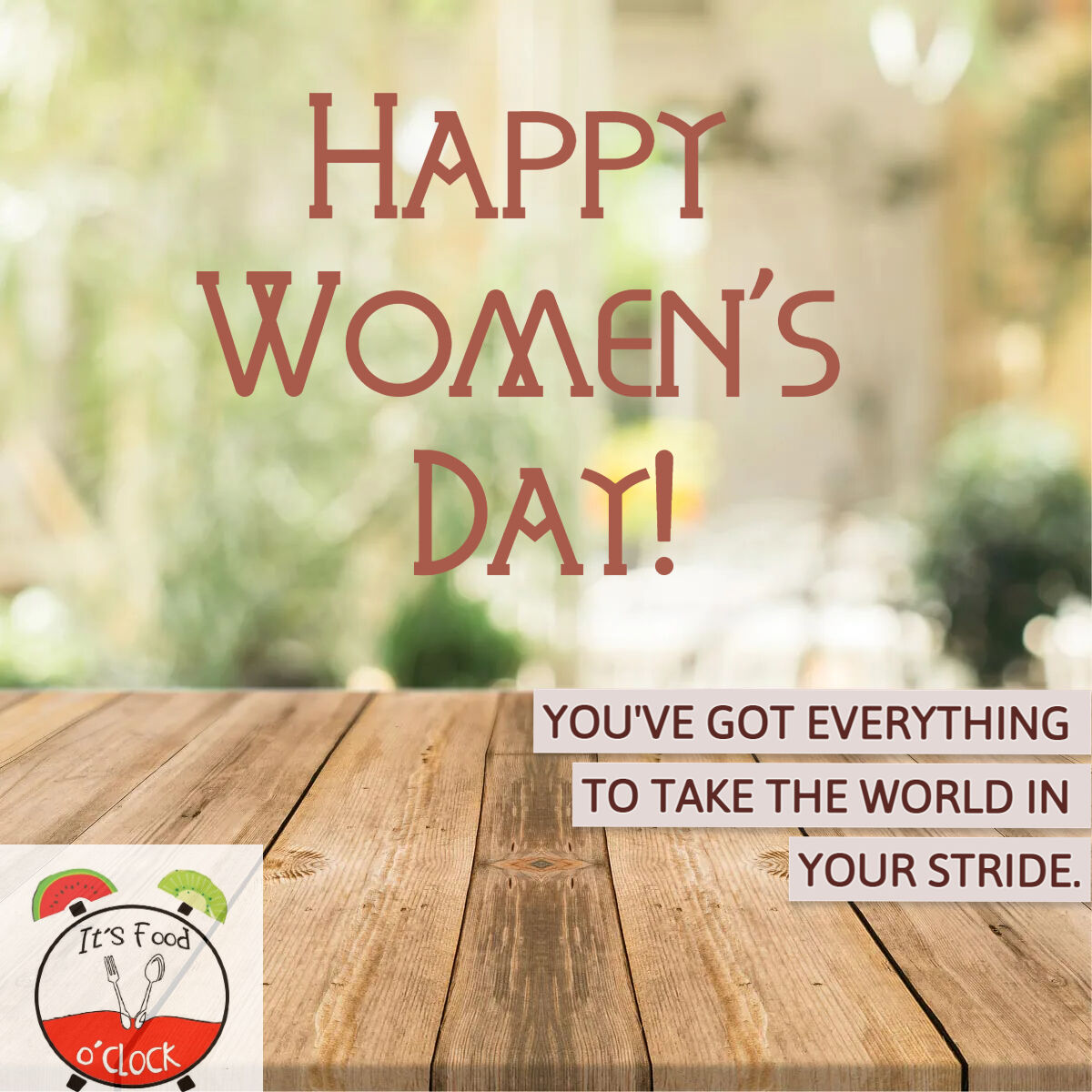 ItsFoodoClock1's tweet photo. Have a wonderful day!
𝐈𝐭'𝐬 𝐅𝐨𝐨𝐝 𝐨'𝐂𝐥𝐨𝐜𝐤! ⏰
#woman #women #womensday #happywomensday #womensday2022 #2022 #strong #unique #girlpower #precious #special #you #support #internationalwomensday #love #selflove #womenpower #respect #together #itsfoodoclock https://t.co/GPM8Ac2rkX