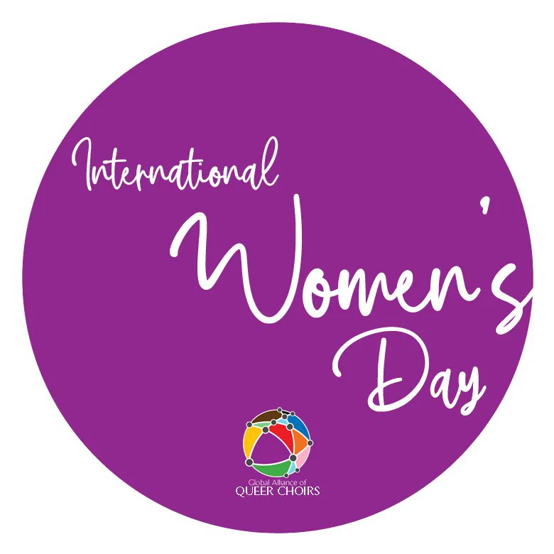 Happy International Women’s Day! Let’s celebrate women’s amazing contributions and continue to sing for equality!

#iwd