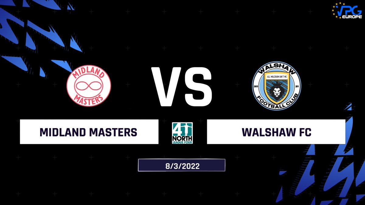 3 bad results last night for the midlands but we go again tonight 
Matchday 
4 league games tonight 
@BaffinsAcademy 19:45
<a href="/RUFCeSports/">Rotherham United Esports</a> cst academy 20:15
<a href="/EquinoxES_/">East</a> 20:45
<a href="/VpgWalshaw/">Walshaw F.C.</a> 21:15