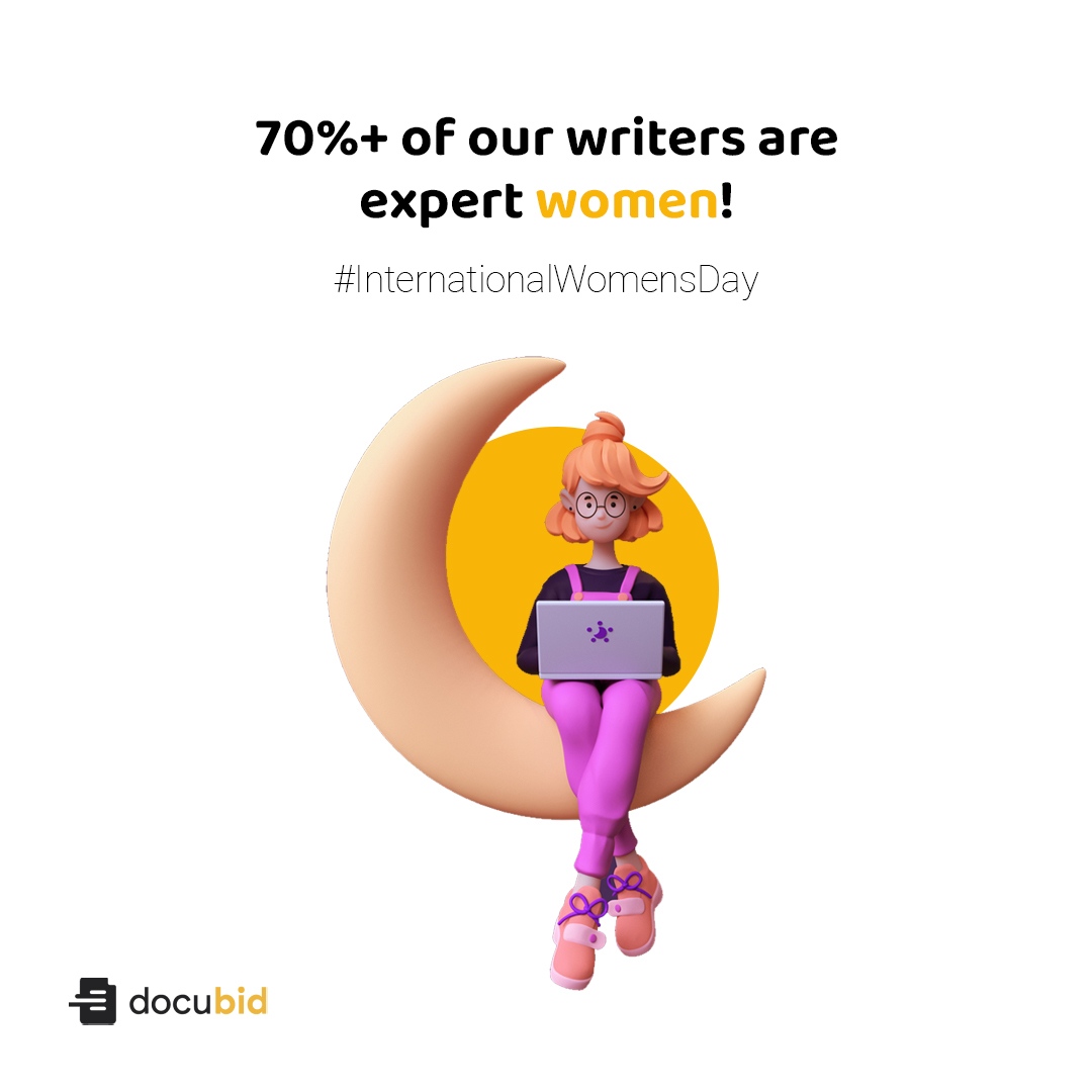 docubid's tweet photo. Did you know that our writer pool consists of more than 80 professional, academic women!👭✍️

#internationalwomensday #docubid https://t.co/xWht05cBA4