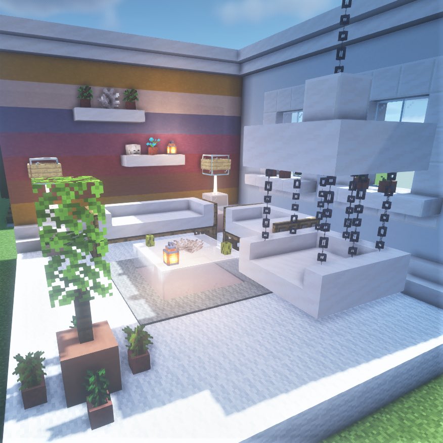 Monalyinjapan Pa Twitter 1日一部屋内装クラフトday64 鳥籠風ハンギングチェアとレインボーな壁 ソファが脚付きなところも地味なこだわり 最新作はインスタにて Day91まであがってます T Co Dwstthpu2m Minecraft マインクラフト マイクラ Monalyinjapan Pa Twitter 1日一部屋内装クラフトday64 鳥籠風ハンギングチェアとレインボーな壁 ソファが脚付きなところも地味なこだわり 最新作はインスタにて Day91まであがってます T Co Dwstthpu2m Minecraft マインクラフト マイクラ