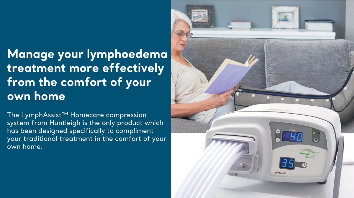 Huntleighdiag's tweet photo. #LymphAssist Helping patients self-manage from home. Find out more at https://t.co/K7uUbY0UMg #lymphoedema #LymphoedemaAwarenessWeek https://t.co/1IkL4SeGSX