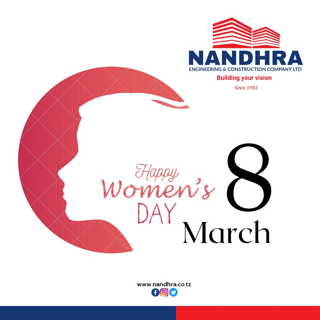 NandhraLtd's tweet photo. Happy International Women’s Day. Wishing you strength, good health and smiles. Keep believing and chasing all your dreams. ❤️

#NandhraConstruction #Buildingyourvision #Since1983 #HappyWomensDay2022 https://t.co/gtTiO3dWFx