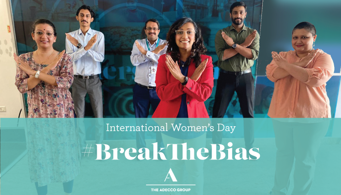 adeccoin's tweet photo. Let’s #BreakTheBias today and every day. International Women’s Day is about more than celebrating women, it is about highlighting how much more needs to be done to achieve gender equality.
 #IWD2022 #TalentWithoutLabels #InternationalWomensDay2022 @AdeccoGroup https://t.co/n0dM7HBSci