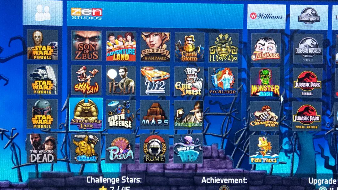 kinwired's tweet photo. PINBALLFX3 XBOX系の台はほぼ購入し遊んでる。日本語が無いのが残念だが仕方ない。最新版のインディージョーンズ台が楽しみや( ・`д・´) #xbox #xboxone #xbox360 #zenstudio #zenstudios #pinball #pinballfx #pinballfx2 #pinballfx3 https://t.co/OE5I5F3oY3
