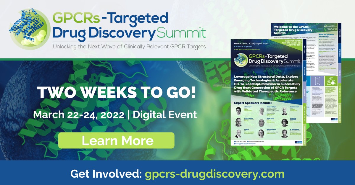 GPCRs - Targeted Drug Discovery Summit 2022 tweet media