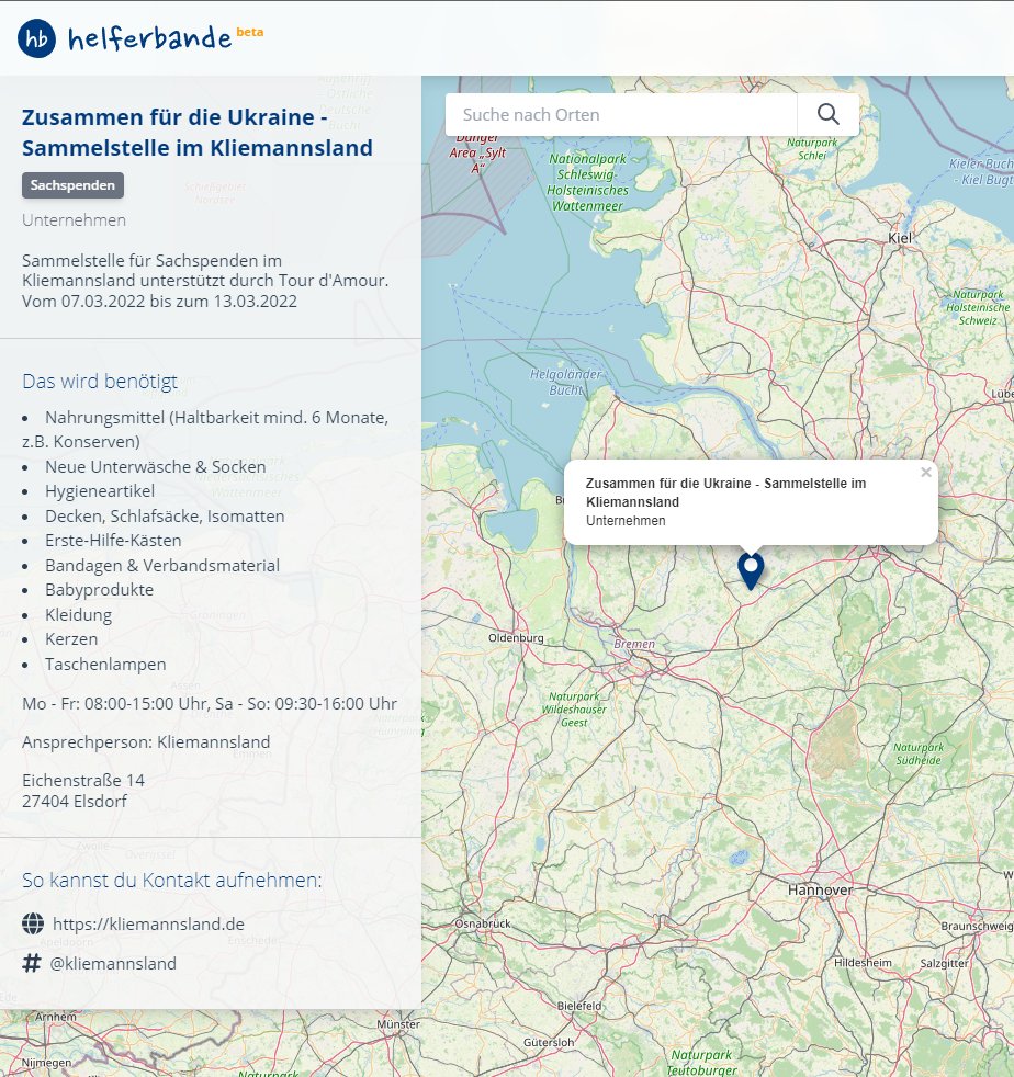 Erstes Projekt ist online und dann direkt vom <a href="/kliemannsland/">Kliemannsland</a> Mega! Ihr wollt auch dazu gehören? Dann schaut doch mal auf unserer Website vorbei, da findet ihr alle Infos wie ich auch dazu gehören könnt