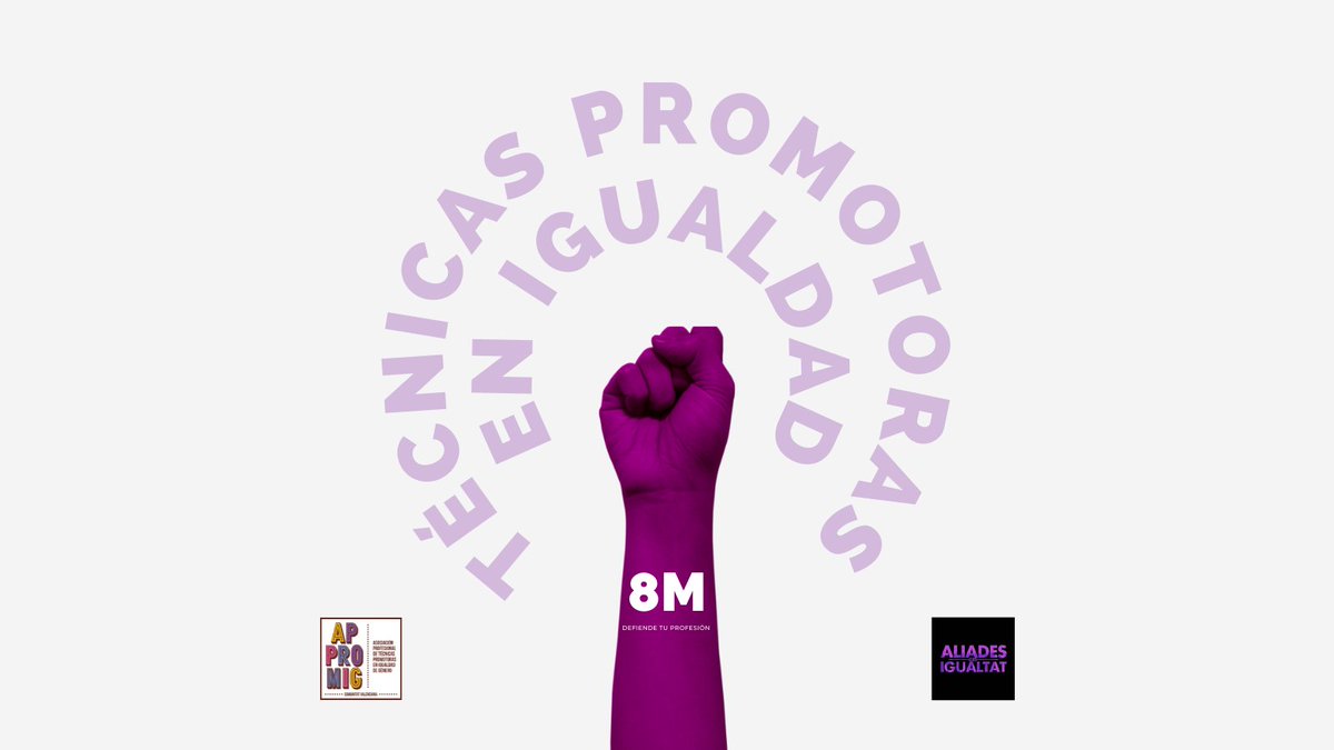 AliadesIgualtat's tweet photo. Hui, en el Dia Internacional de la Dona Treballadora, ens unim a l'associació @AppromigCV per a reivindicar el reconeixement de la nostra figura professional. Aquest és el nostre manifest.
#8M #PROMIG https://t.co/P6HDWw4tnB