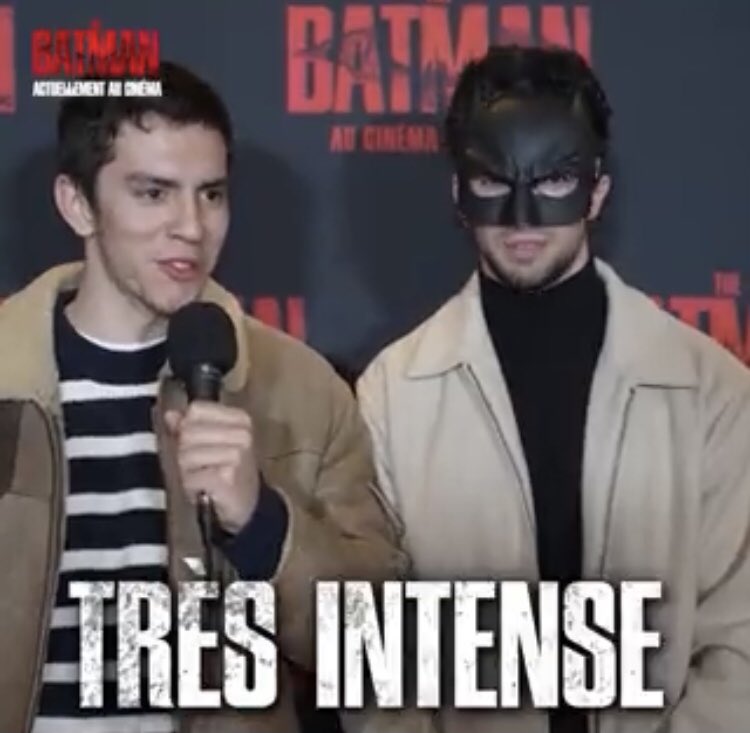 adenfriedericks's tweet photo. En qualité de cascadeur dans #thebatman (en témoigne mon masque), je peux attester que le film est https://t.co/anMHNNoa8M