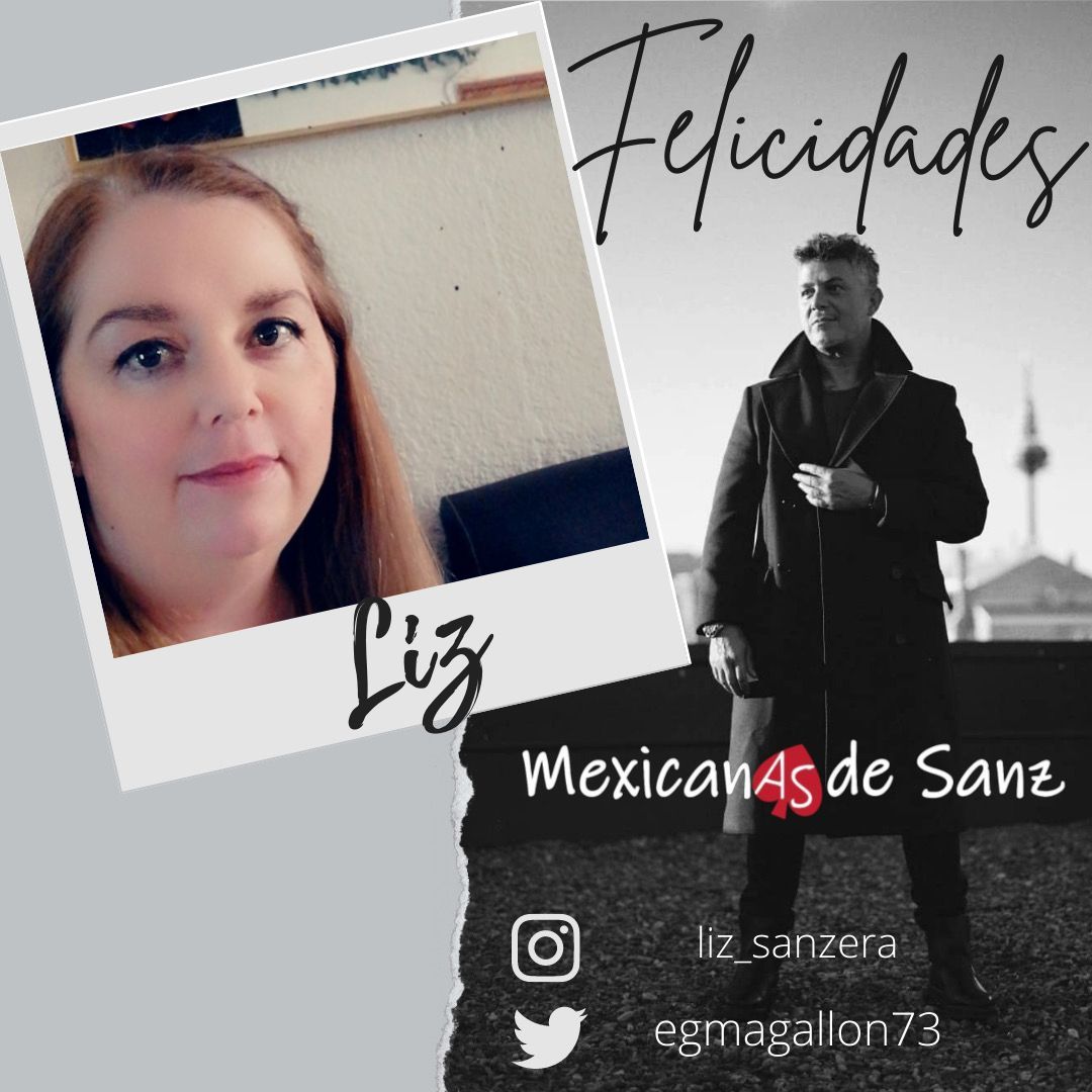 mexicanASdeSanz's tweet photo. @AlejandroSanz hoy celebramos una vuelta más al Sol de nuestra querida Liz @egmagallon73 quien sería muy Feliz si pasas por su buzón y la sorprendes. ¿Se lo concedes? 🙏🏼
#CumpleSanzero 🥳 https://t.co/4A7jgMDYlp