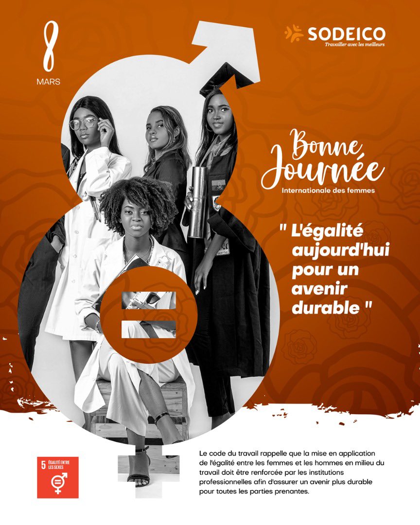 johnny_makombo's tweet photo. En cette journée internationale des droits de femmes, le code du travail rappelle de la mise en application de l'égalité entre les femmes et les hommes https://t.co/FfYfsr1u4R