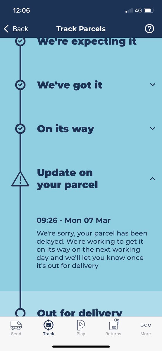 ZHassall's tweet photo. Ordered two days ago and paid for next day delivery. No update in over 24hours 🙃 what is going on @Hermesparcels https://t.co/CJGsVWvmHm