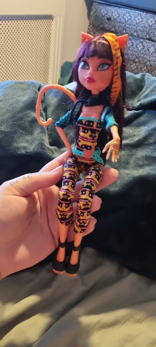 OGDollCollector's tweet photo. Look who's here!!! I love this doll so much. Her clothes, her shoes a x her hair are just gorg.
#fyp #MonsterHigh #dollcollector #DollCollection #dolltwt #MonsterHighDoll #EverAfterHigh #MHDoll #RainbowHigh #shadowhigh https://t.co/A8wroB3HDI