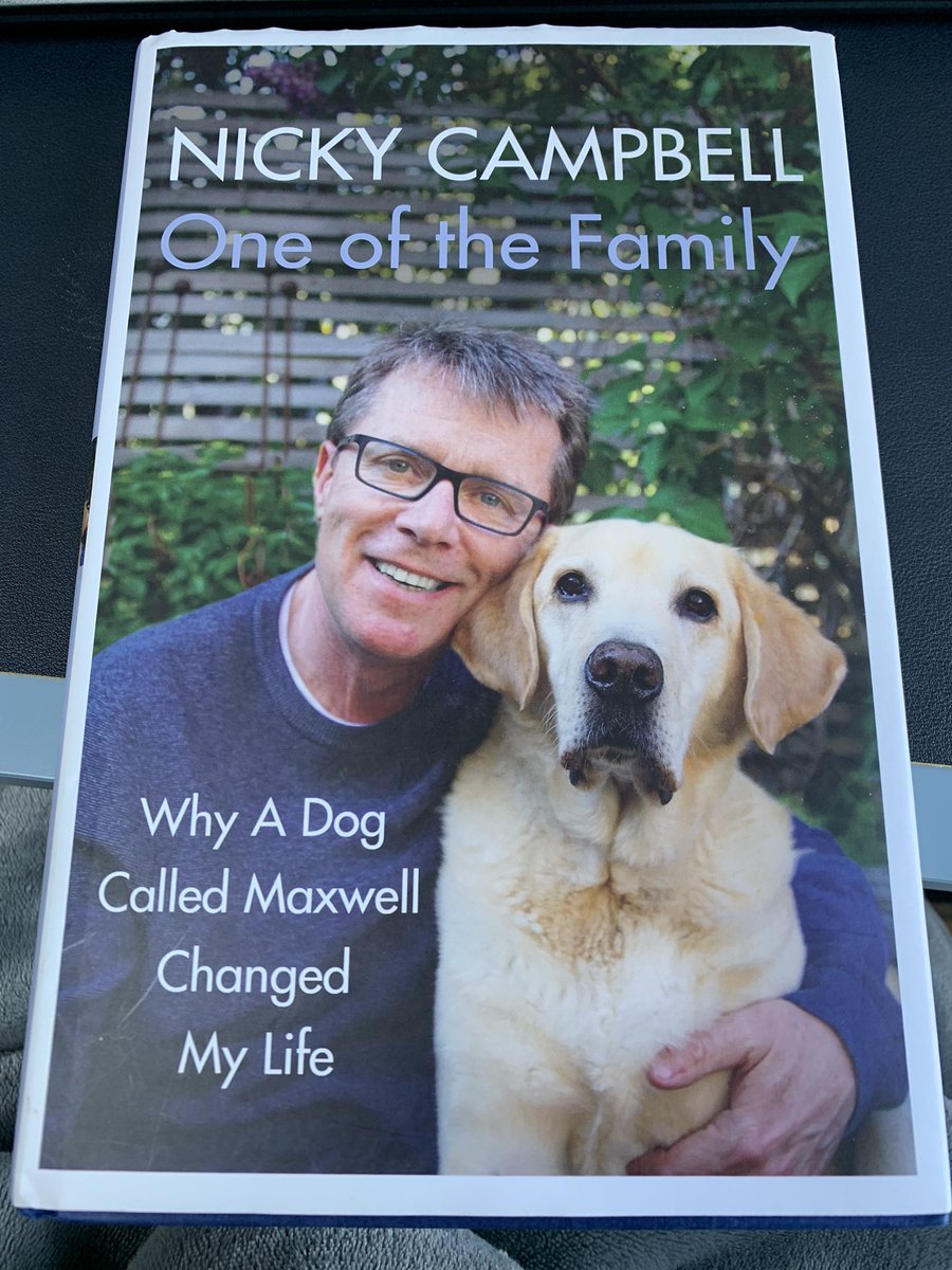 Reewee74's tweet photo. So this just arrived. Just read the first page and already have a tear in my eye! I lost my girl in January and I’m still not used to the hole she left in my life 🥺 I’m not crying you are! Thanks @NickyAACampbell I’m looking for to reading the rest. https://t.co/GlwfdH7EXf