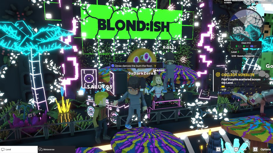 DanDJMADMAN's tweet photo. @TheSandboxGame @blond_ish I just participated in the daily #SandboxAlphaS2Contest for a chance to earn up to 1,000 $SAND! Day 2 - Dance with Blond:ish. Check out my screenshot below! 👇 #SandboxAlphaS2 https://t.co/YGIL9bI9yk