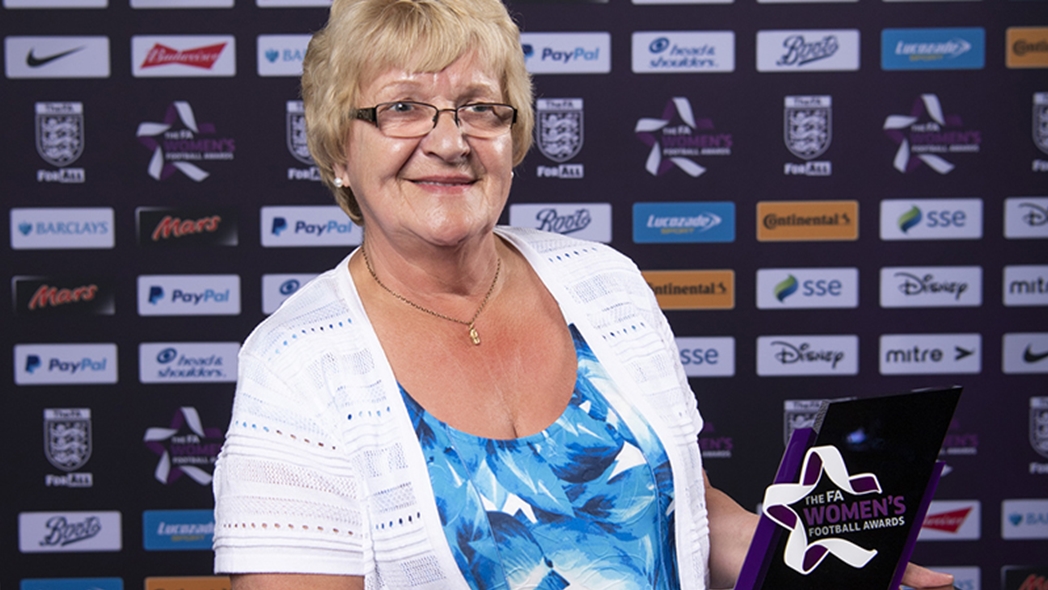 #IWD2022  | We begin with our Deputy-Chair, Sue Henson-Green. Sue has over three decades of refereeing, volunteering and support of the women’s game in Gloucestershire across a number of roles. She helped set up the first girls’ league in Gloucestershire.