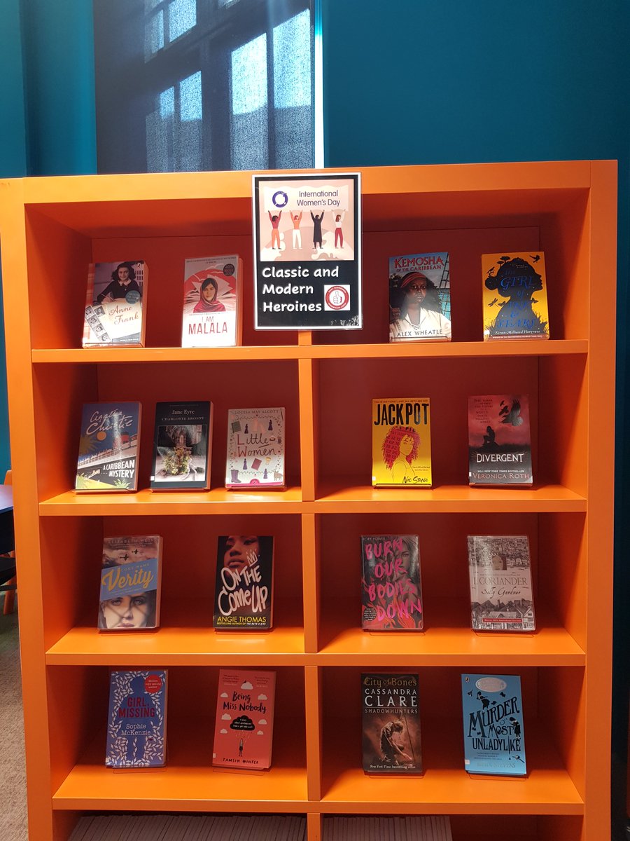 MaidaValeBooks's tweet photo. International Women's Day in the Library
Classic and modern heroines! Some of our pupils' favourites 👍 https://t.co/LRjVmIMDJL