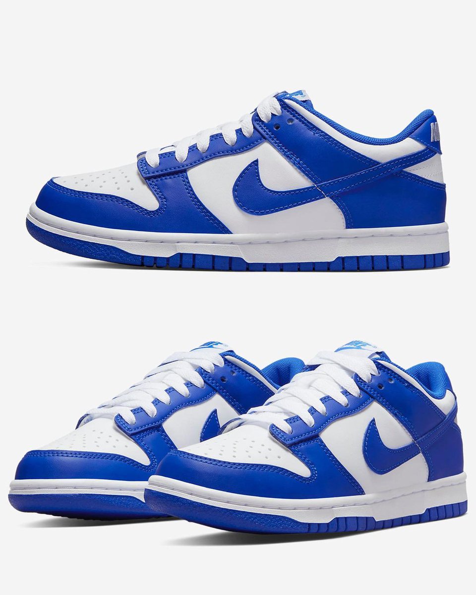 CaminoTV's tweet photo. La dunk low "Racer Blue" se dévoile 🔵 https://t.co/pSDfI2cM4D