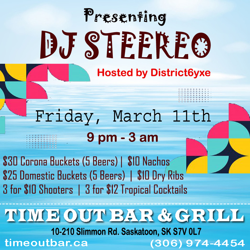 DJ STEEREO
Friday 11th March (9pm - 3am)
Visit - https://t.co/0jJ5k6i2dm https://t.co/vdqEy3rgKc