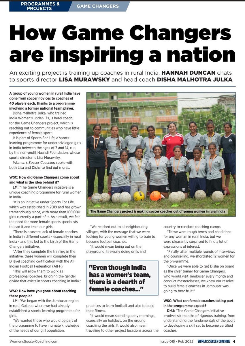 SoccerCoaching's tweet photo. #InternationalWomensDay

We've featured so many inspirational female coaches, from grassroots projects to the likes of @lisafallonsport, @Cromwell_Coach, @AmyGriffin65, @katkhosrowyar and @Swaggarlicious_.

Issue 16, themed around getting work in the game, is out TOMORROW. (2/2) https://t.co/dlUUsJQ8r5