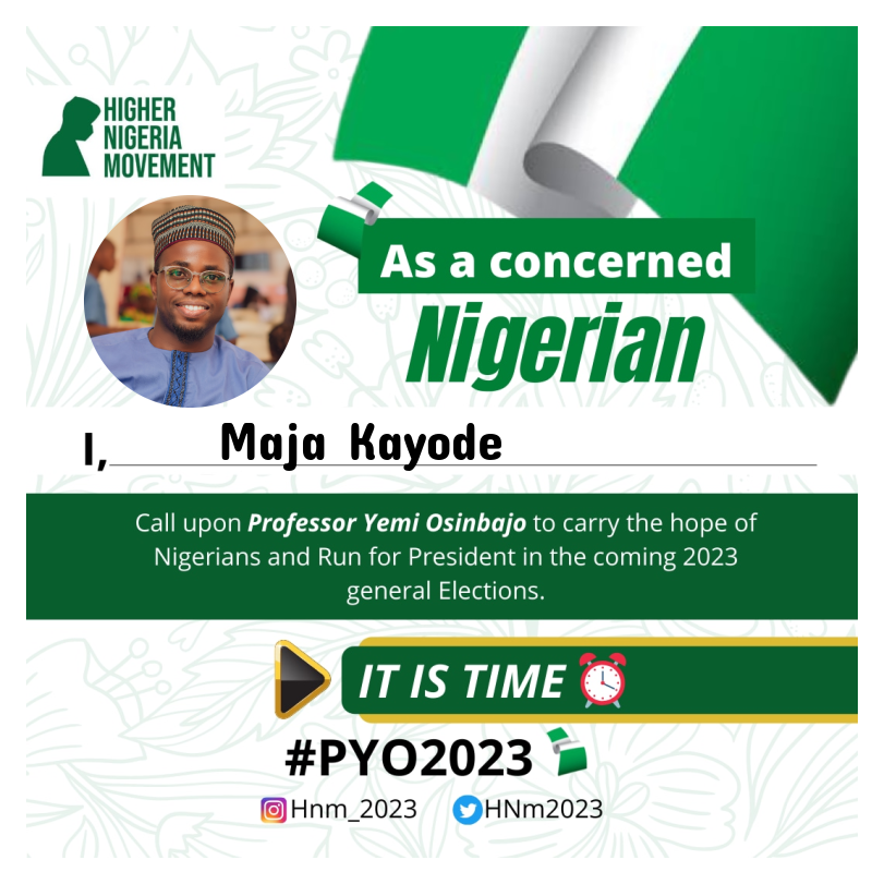 officialmajakay's tweet photo. 3Cs of a good leader are Character, Capabilities and Courage. You posses all. Please declare now @ProfOsinbajo
#65At65
#starboyforpresident
#PYOAt65 https://t.co/AwngRlsRXz