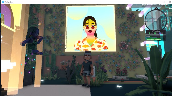 TonyaEast14's tweet photo. @TheSandboxGame @worldofwomennft I just participated in the daily #SandboxAlphaS2Contest for a chance to earn up to 1,000 $SAND! Day 3 - Selfie with WorldofWomen. Check out my screenshot below! 👇 #SandboxAlphaS2 https://t.co/WC8giwDTXs