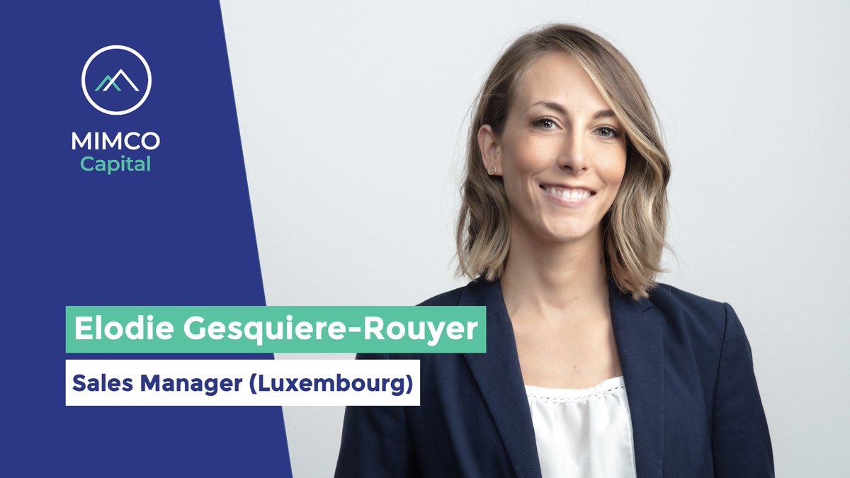 MimcoCapital's tweet photo. Le groupe @MIMCOCapital est heureux de nommer Elodie Gesquiere-Rouyer à la fonction Sales Manager afin de structurer la vente de ses programmes immobiliers neufs au #Luxembourg 🇱🇺  Bienvenue Elodie ! 😀👉🏻 https://t.co/AmZ1XPSqCo
#realestate #sales #residential #development https://t.co/PA5Xuu4mnT
