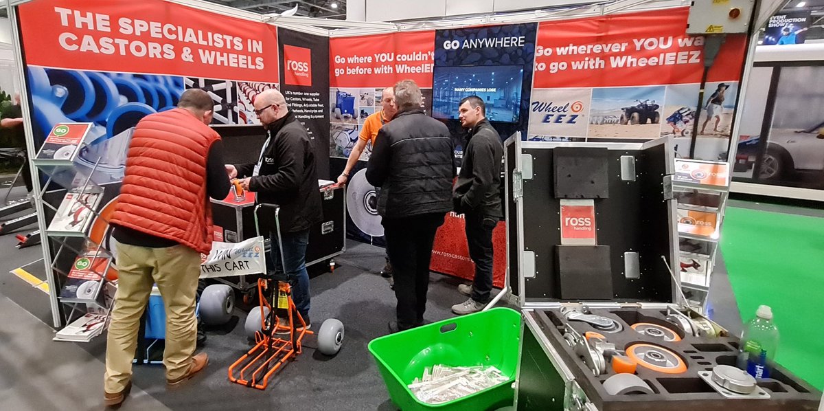 RossHandling's tweet photo. Things are going well at the #eventproductionshow in London, come see us at stand C11E! #eventprofs https://t.co/s12nlOyVY0