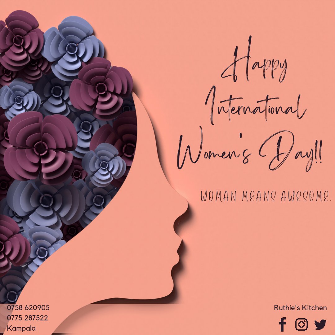 RuthiesKitchen_'s tweet photo. #BreakTheBias...

Yes we can as Women. 💪🏼

Never let the gender biased notions keep you from attaining the best.

One for our Kenyan sister who was assaulted on Forest Road by Boda Riders.
We stand with you! May you heal. May you rise above! ❤️

#HappyWomensDay #IWD #WomensDay https://t.co/VgduvpXEgH